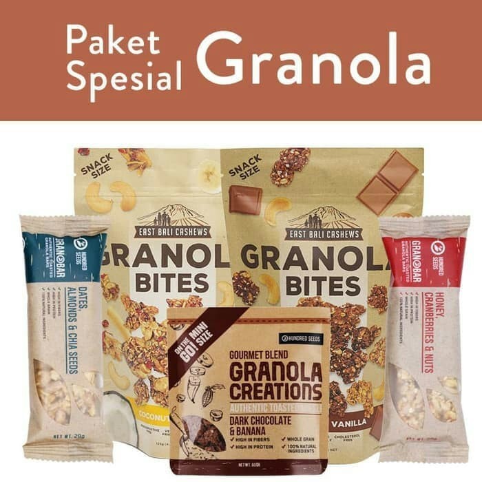 

Paket Cemilan Sehat Granola