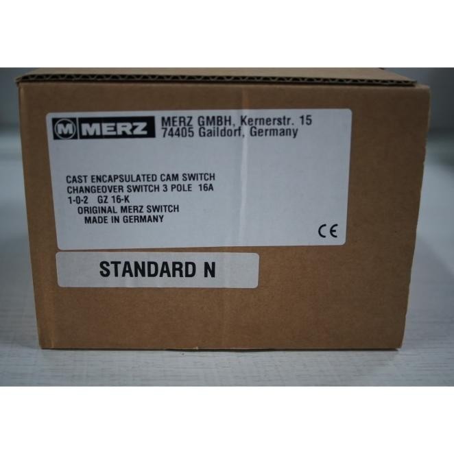 Merz Gz 16A/3P (Std N) Buatan Jerman Cos/Ohm Saklar/Handle Genset
