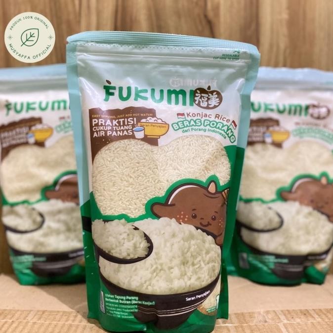 

FUKUMI Beras Porang Pouch 1kg / Shirataki / Konjac Rice
