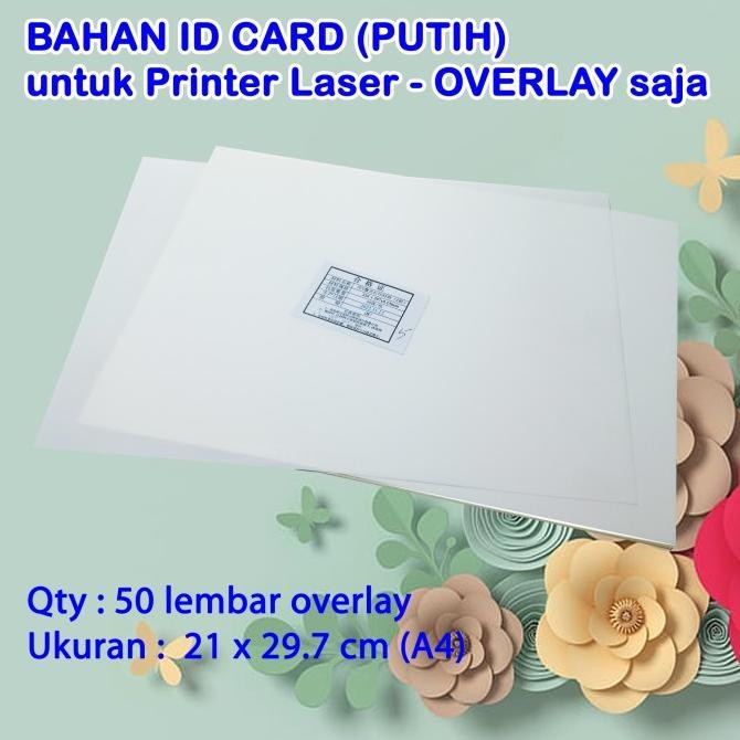 

Bahan Pvc Id Card - Overlay A4 (Untuk Laser Printer) Minimiestore
