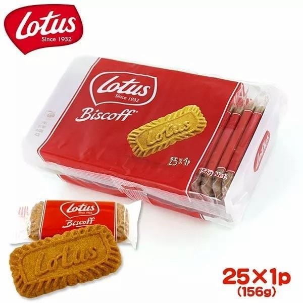 

Lotus Biscoff Caramelised Biscuits / Biskuit Karamel 156G Cod Dan Best Seller