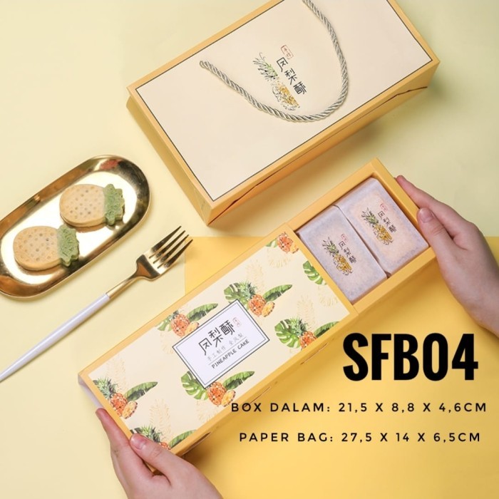 

Kotak Kue & Paperbag SFB04/ Kotak Nastar/ Box Kue/ Cookies