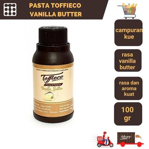 

Toffieco Pasta Vanilla Butter 100Gr Vanila Perisa Makanan Kue Cod Dan Best Seller