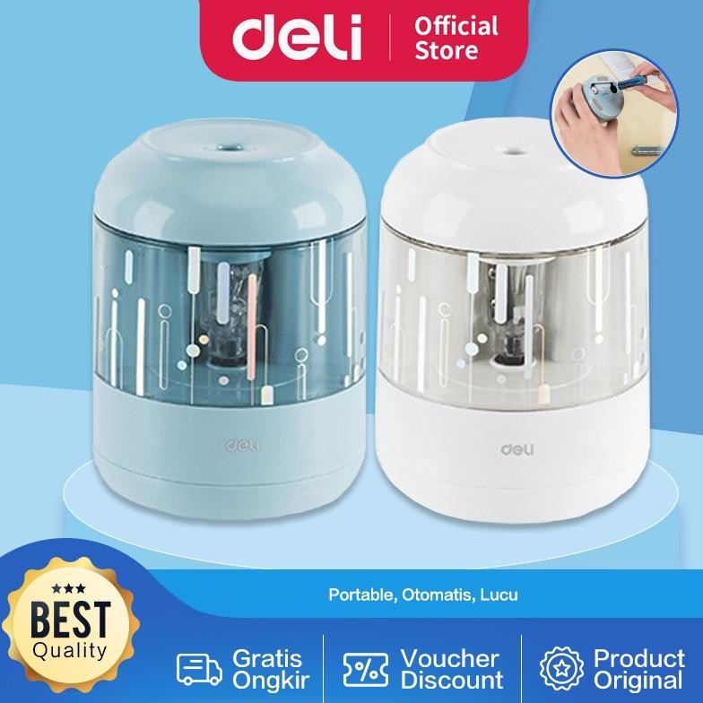 

Termurah Deli Electric Pencil Sharpener / Rautan Pensil Otomatis Lucu Eh508 Promo