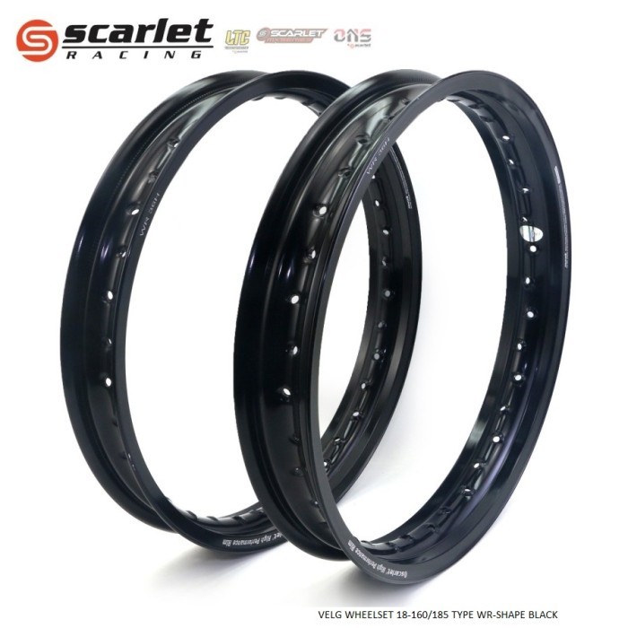 SCARLET RACING Velg Pelek Rim Alloy Ring 18 160 185
