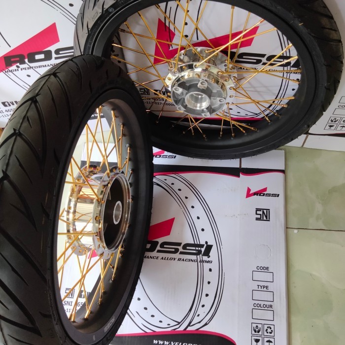 velg Jari Jari Vixion old tapak lebar 250/215x17 Plus ban