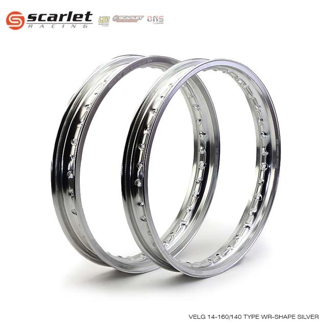 SCARLET RACING Velg Pelek Set Ring 14 160 185 WR Shape
