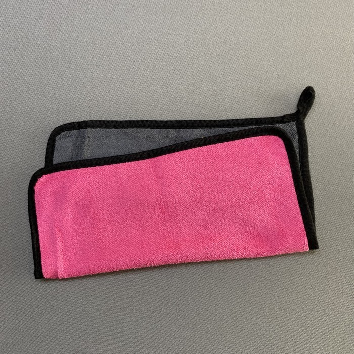 TERMURAH MICROFIBER BILLIARD KAIN LAP STICK BILLIARD / TAS BILLIARD, HAND TOWEL MICROFIBER - PINK