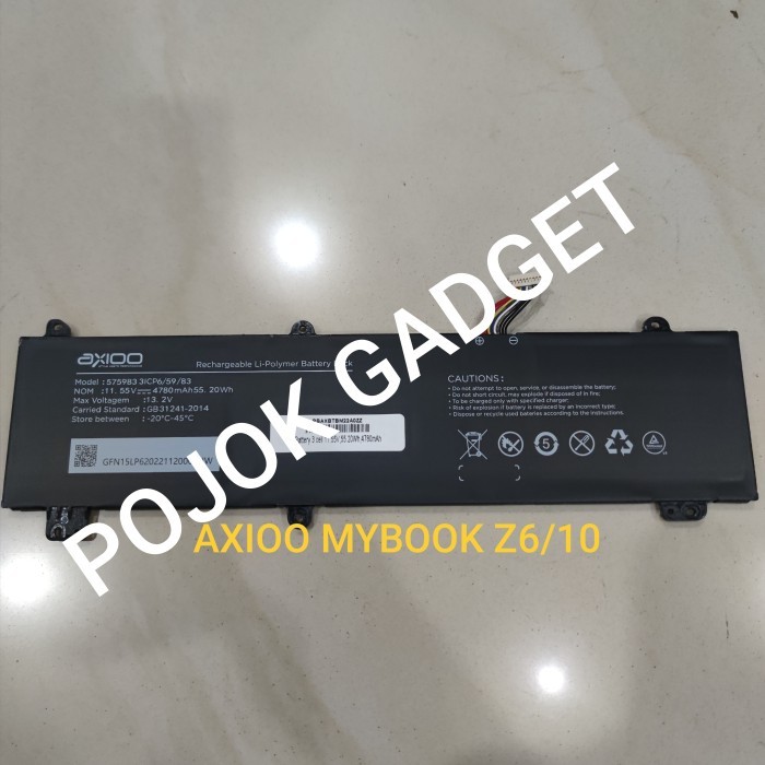 BATTERY AXIOO MYBOOK Z6 Z10 4780MAH ORIGINAL