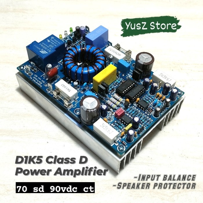 Class D d1k5 Power amplifier 1500w