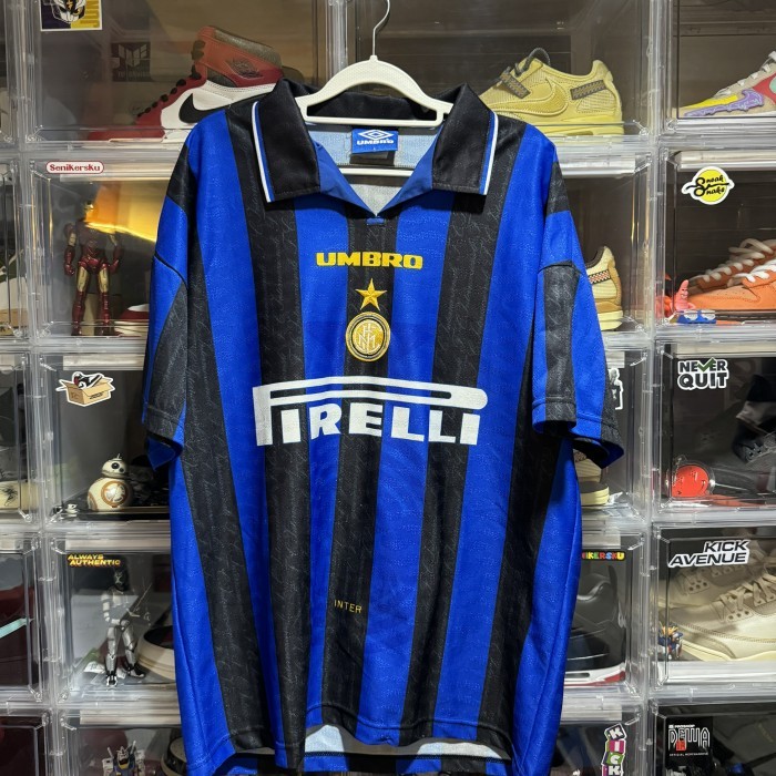 INTER MILAN HOME 1996/1997 ORIGINAL NAMESET GANZ