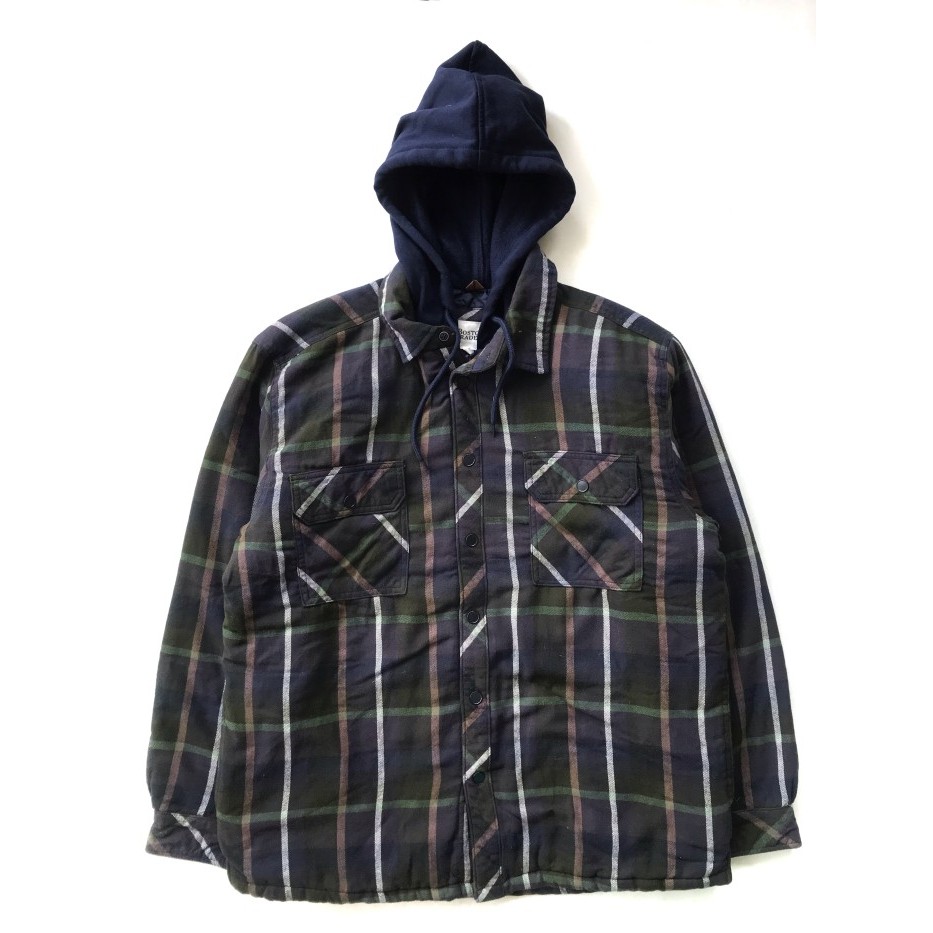 BOSTON TRADERS FLANNEL HOODIE JACKET (JC-4977) XL