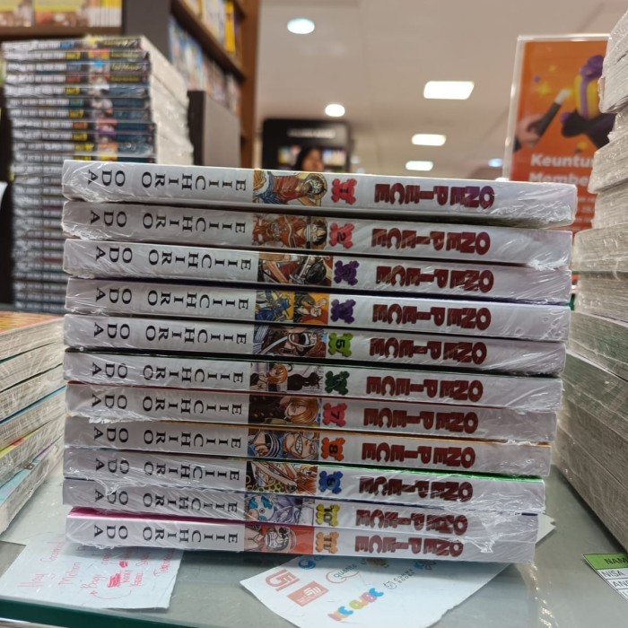 Komik One Piece cetak ulang 2023 set 1-11 segel ori