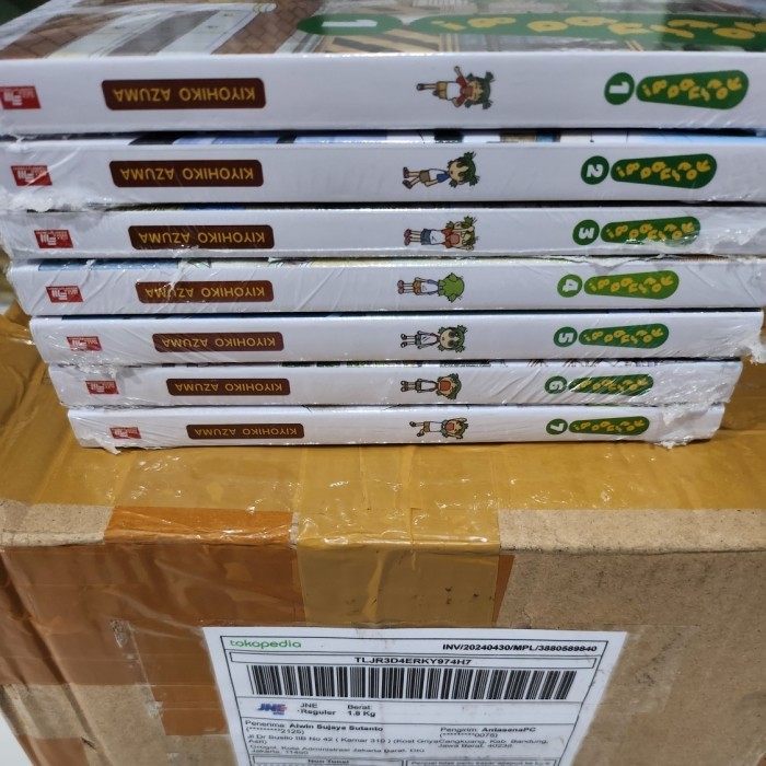 Komik Yotsuba set vol 1-7 cetak ulang 2024 segel ori