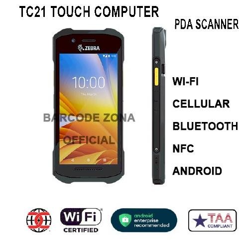 Barcode Scanner Mobil Pda Scanner Zebra Tc21 Touch Computer Android
