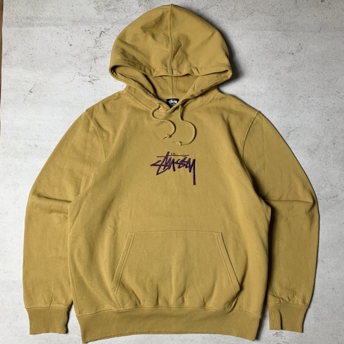 STUSSY STOCK APPLIQUE HOODIE ORIGINAL
