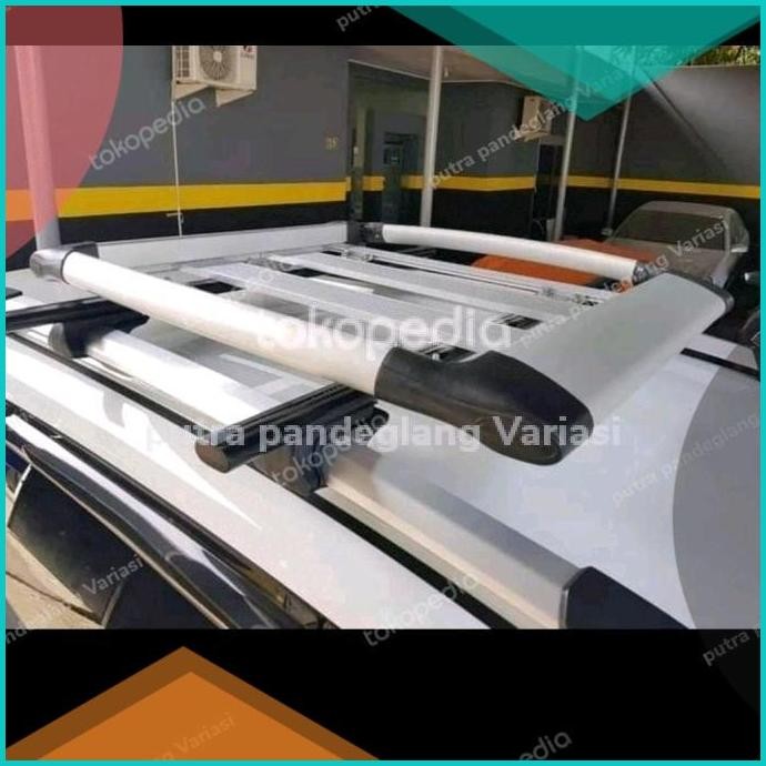 roof rak bagasi atas+cross bar rush lama /Terios lama merek sun rack