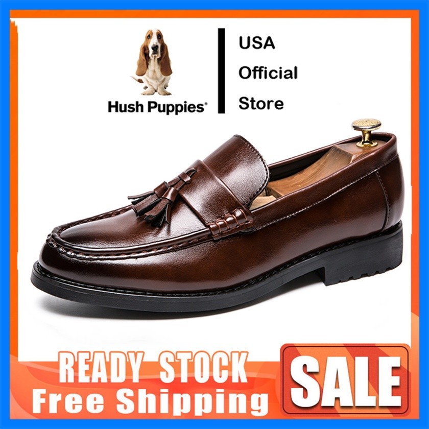 sepatu kulit Hush_Puppies sepatu formal pria sepatu pernikahan sepatu kulit Slip-On Pria |9wZl4mtv|