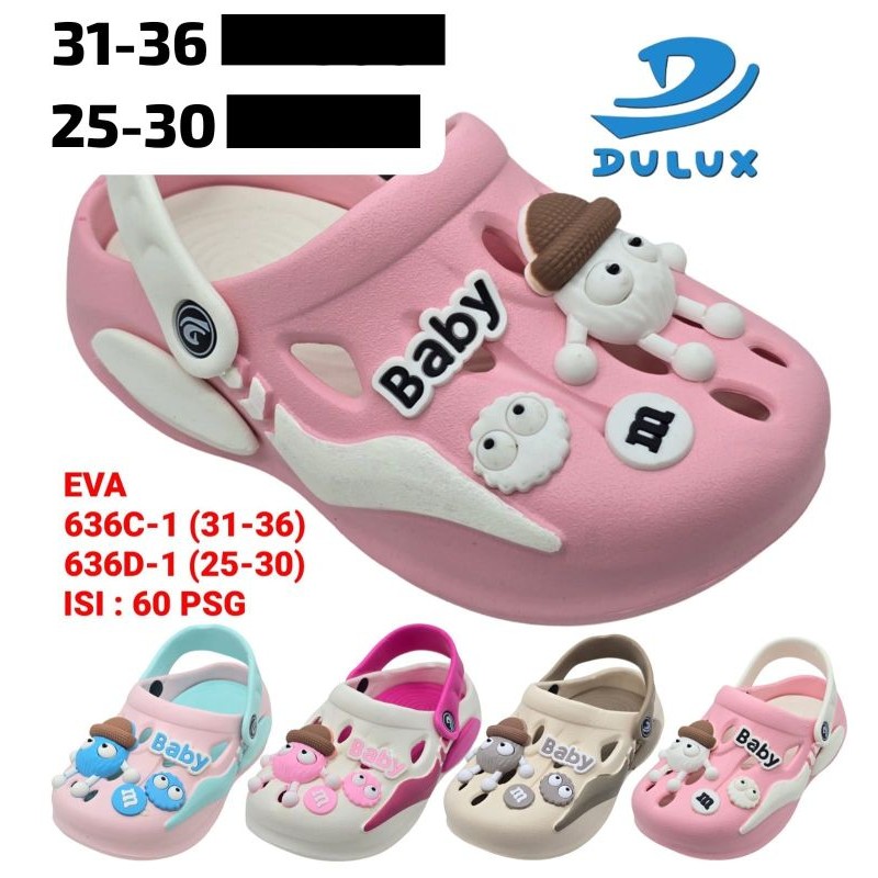 Sandal Slop Baim Anak Perempuan DULUX Sandal Slop Anak Kekinian