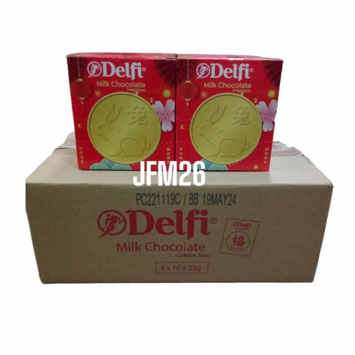 

Bya - Delfi Milk Chocolate Coin 40 X 25 Gr Imlek ( Kelinci Edition )