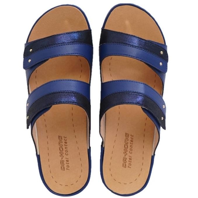 Sandal kesehatan Kaki DR KONG Blue 8000387 GTM