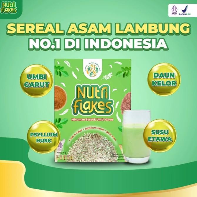

langsung order saja] Nutriflakes sereal sehat | gerd , maagh, asam lambung