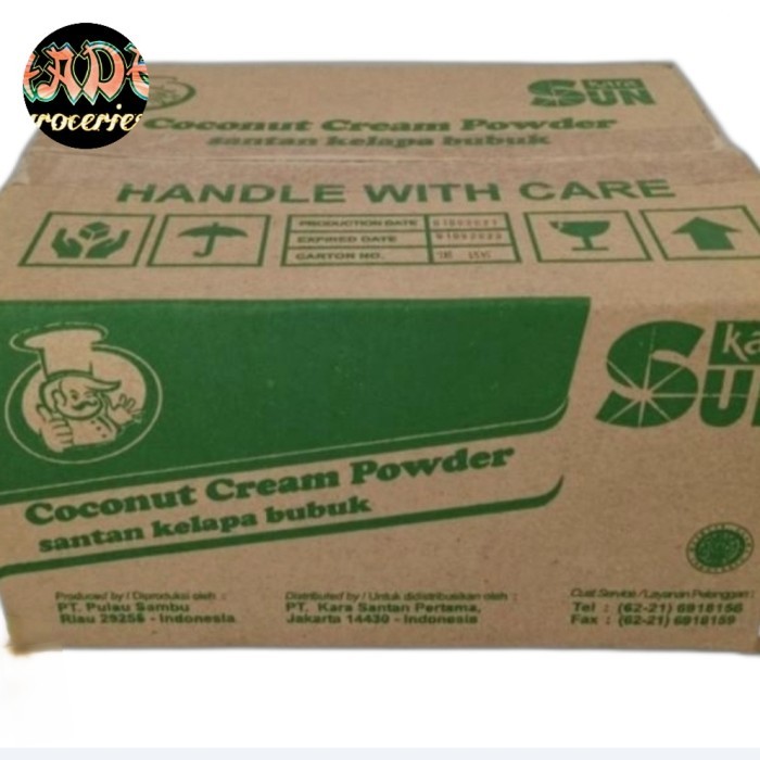 

Bya - Santan Kelapa Bubuk Sunkara 60Csx20Gr Dus Coconut Cream Powder