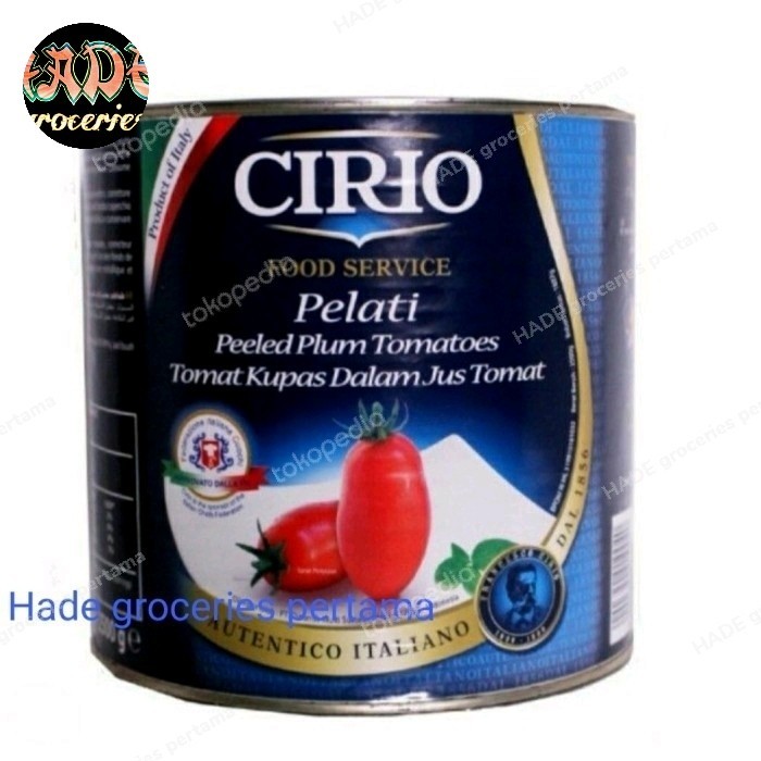 

Bya - Tomato Peeled Cirio 2,5Kg Plum Tomatoes