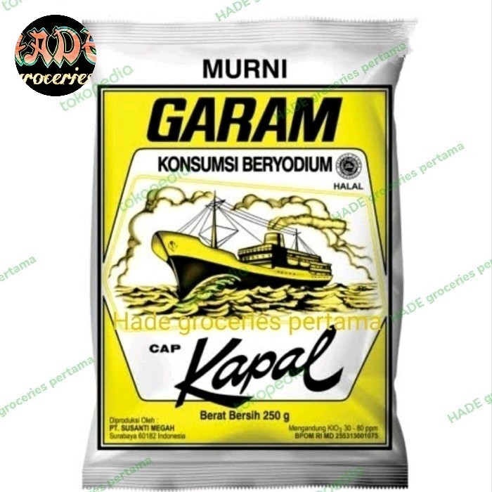 

Bya - Garam Cap Kapal 250Gr Garam Konsumsi