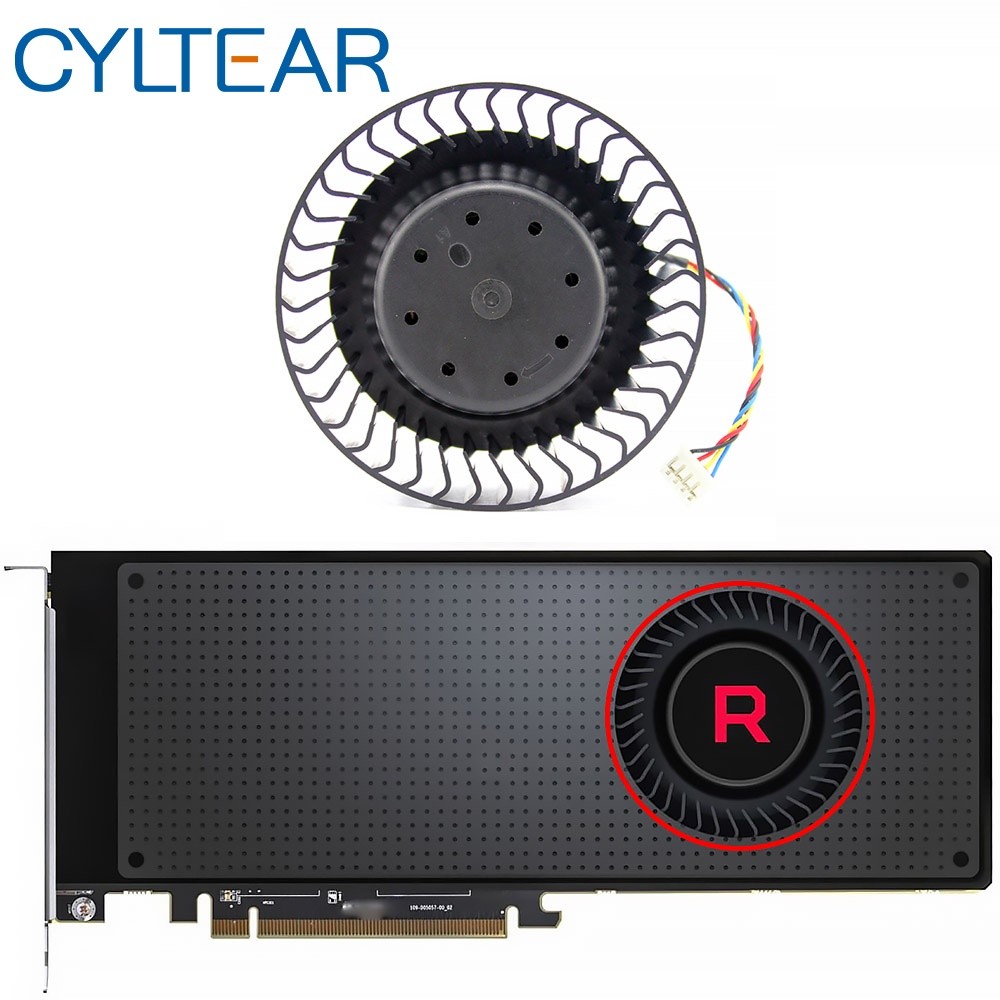 BFB1012SHA01 BV5 RX VEGA56 VEGA64 Kipas Pendingin untuk AMD XFX Radeon RX VEGA 64 56 Kipas Kartu Gra