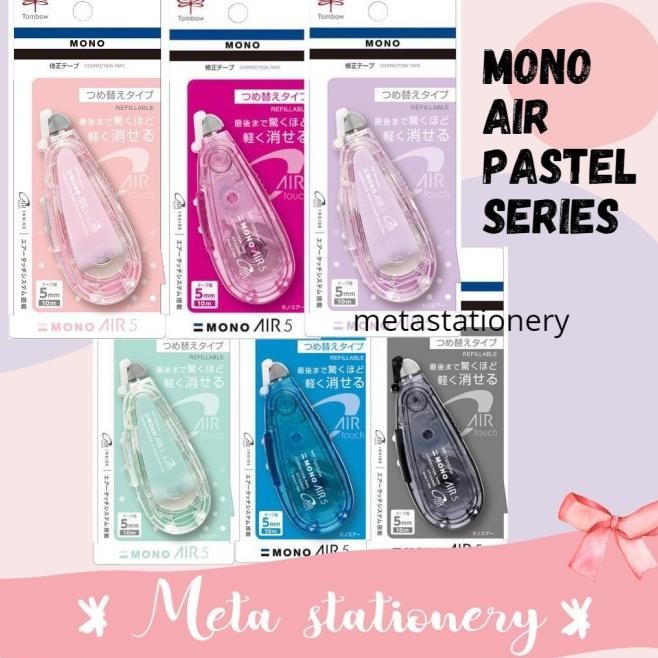 

Correction Tape / Tipex Tombow Mono Air 5Mm X 10M Pastel Edition