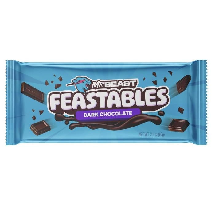 

Mrbeast Feastables Chocolate 2.1Oz 60Gr New Version Baru Limited