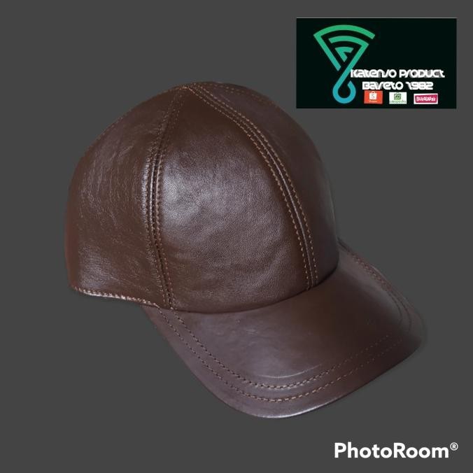 TOPI BASEBALL topi pria sedia ukuran besar XXXL topi kulit asli