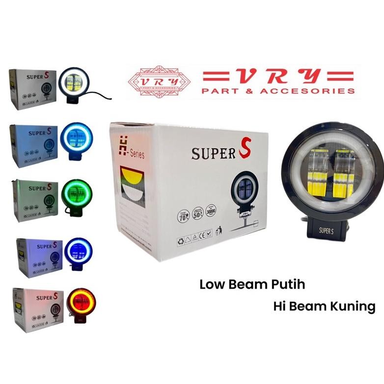 Termurah Lampu Tembak Daymaker Dua Lensa Putih Kuning Super S 4711 1212