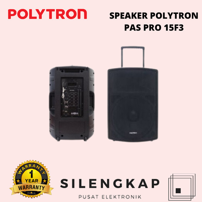 Terbaru Speaker Polytron Pas Pro 15F3 15 Inch Dilengkapi Fm Radio