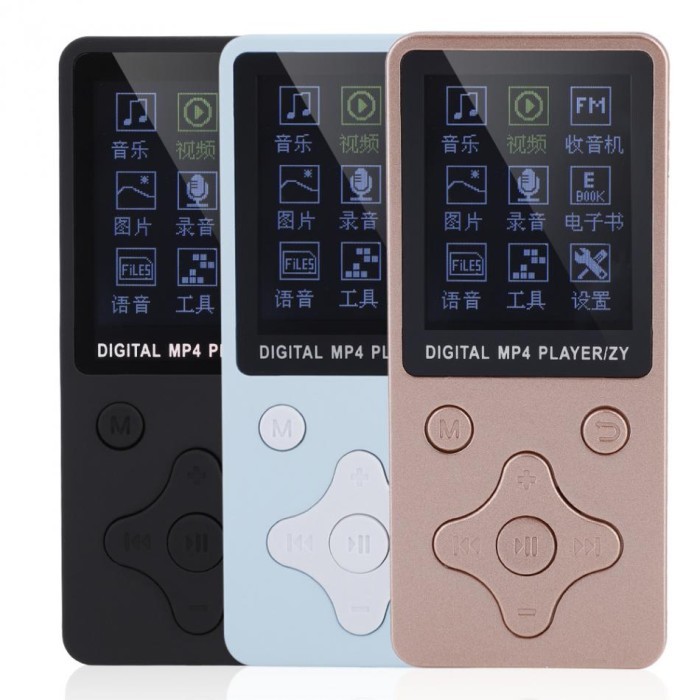 Terlaris Mp4 Player Mini Mp3 Portable Music Player Tf Card Slot