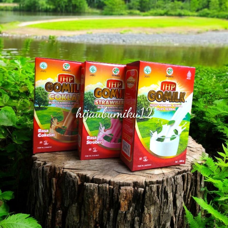 

Paket Hemat (3 kotak) Susu Gomilk 200 gram Susu Etawa Bubuk Plus Herbal