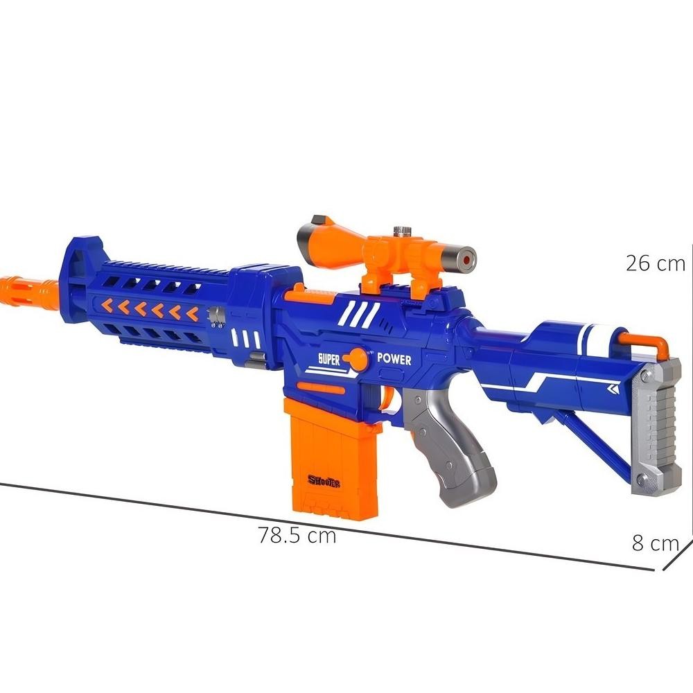 Baru Toy Studio Mainan Tembakan Anak M416 ToyGun Auto EVA Soft Bullet Karet Berkualitas