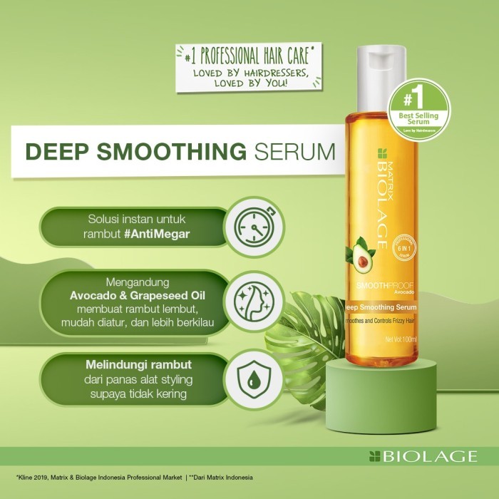 Terlaris Serum Rambut / Vitamin Rambut (Biolage Smoth Serum Matrix)