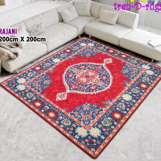 Karpet modern persian vintage retro jumbo alas lantai 200x200 NMs