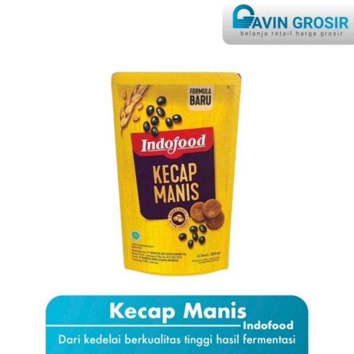 

Indofood Kecap Manis 520 ml Manis & Gurih