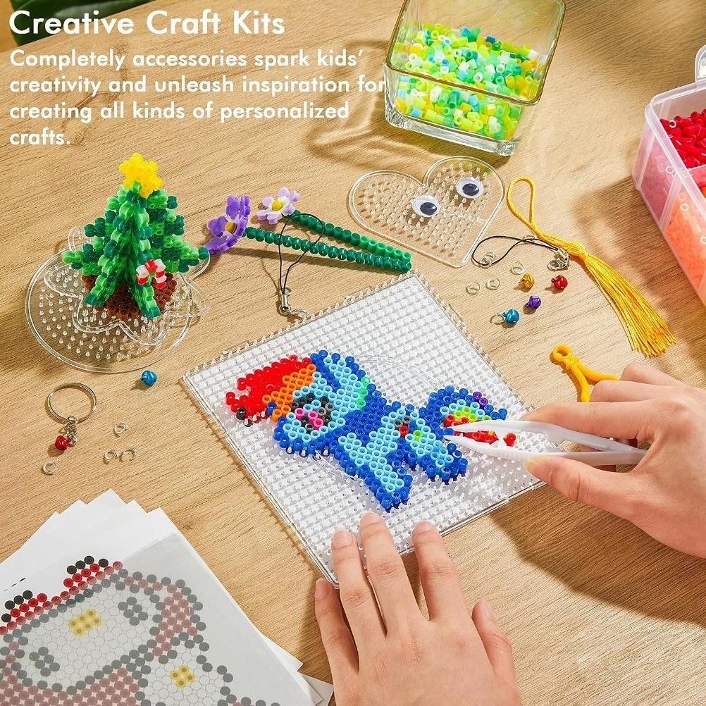 Baru 5MM Kit manik-manik Sekring 2700 Set kerajinan manik-manik, Kit DIY kreatif dengan kotak penyim