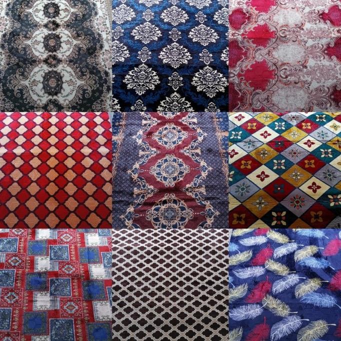 Karpet Malaysia 190x220 Seri Minimalis  Karpet Busa Impor ukuran Besar