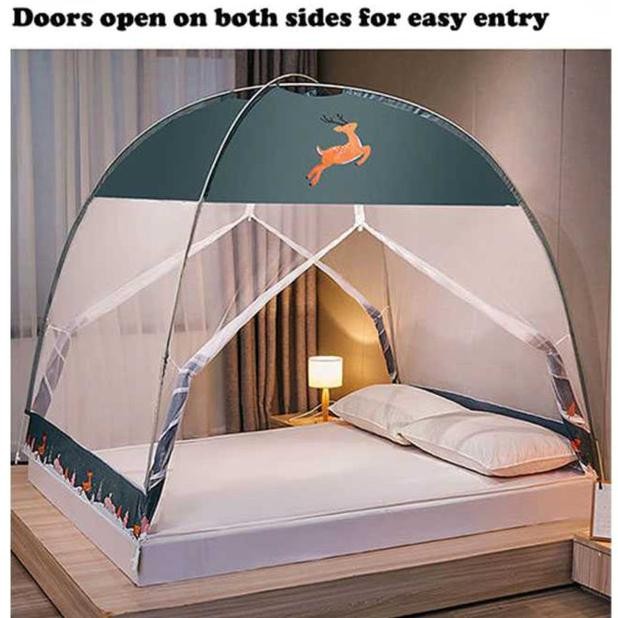 Kelambu Nyamuk Tenda Jumbo Jaring Anti Nyamuk Kasur Tidur 180 X 200 Cm