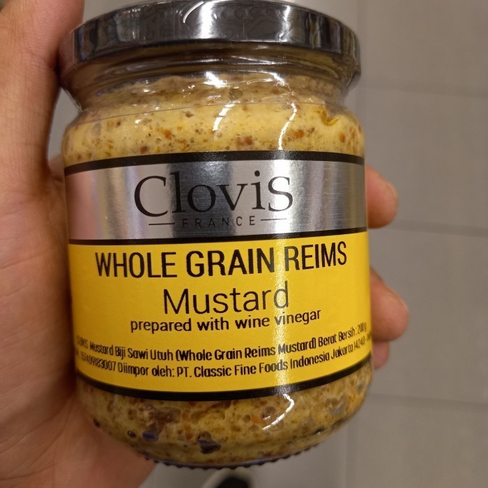 

Ready Clovis Mustard Whole Grain 200Gr Saus Dressing
