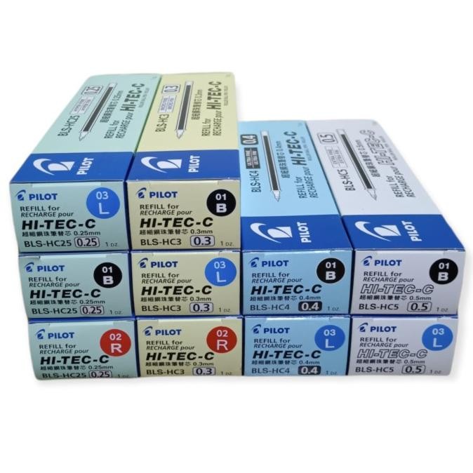 

TERMURAH - Refill Isi Hitec Pilot Original 1PACK (12Pcs) 0.25/0.3/0.4/0.5 BLS-HC