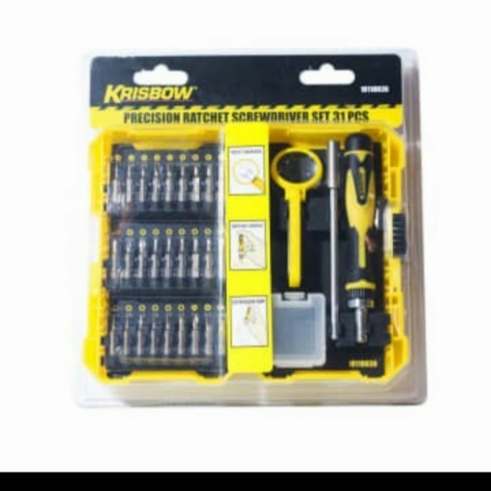 Krisbow Set Obeng 31 Pcs (Original)