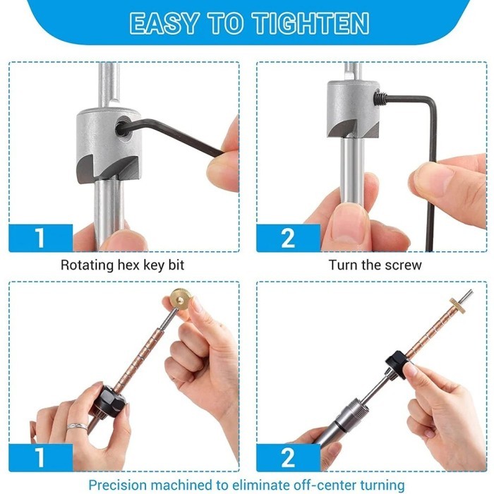 

T E R B A R U Pen Making Kit Pen Shaft and Pen Holder Trimming Set Wood Turning