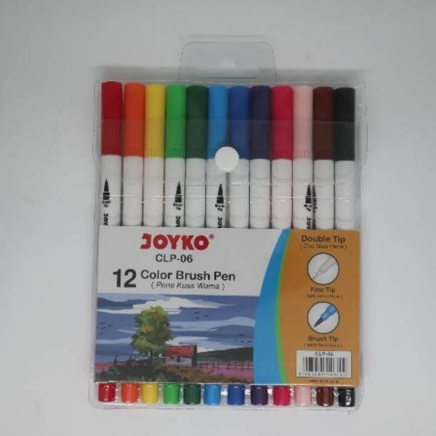 

T E R B A R U TERLARIS brush pen joyko CLP-06 grosir 12 pak Murah