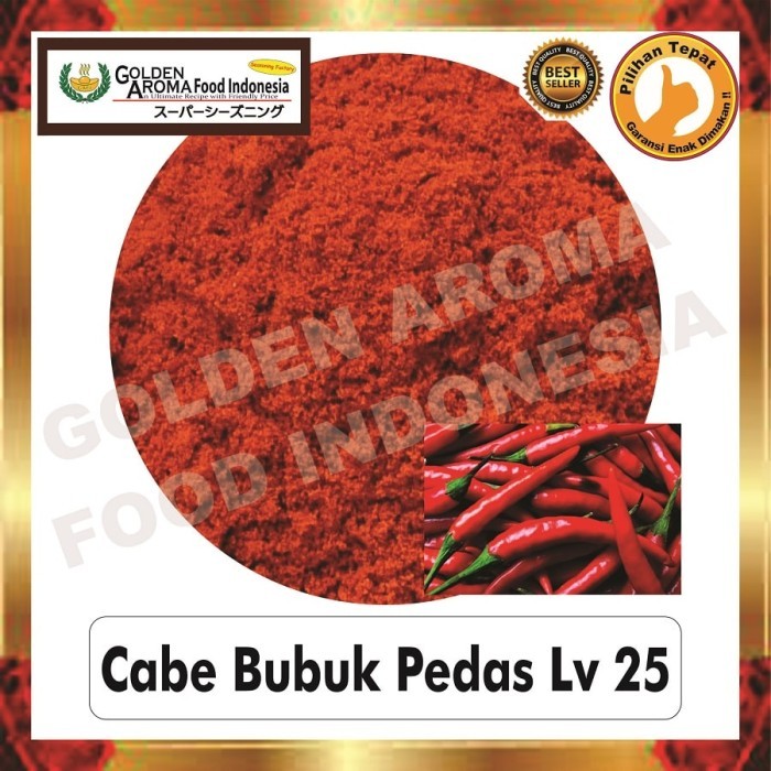 

Lhiu - Bumbu Bubuk Tabur Cabe Extra Pedas Level.25 1 Kg Halal, Murah, Enak